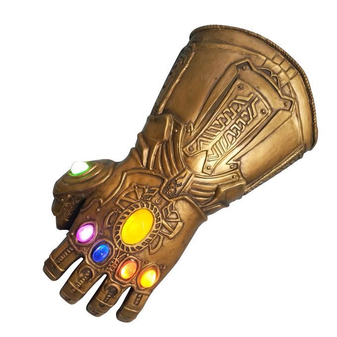Light Thanos Infinity Gauntlet  Osplay     PV  A Tion Figure Model-gold-Constantly Bright