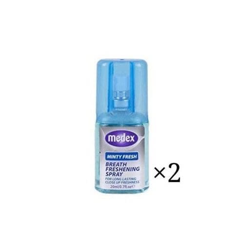 Medex Minty Fresh Breath Freshening Spray - 20ml &times; 2pcs