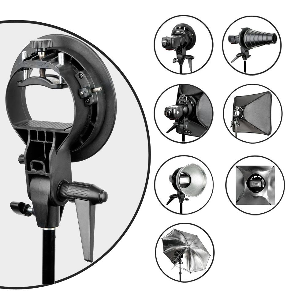 PRO Godox S-Type Bracket Bowens Mount Holder For Speedlite