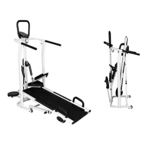 4-in-1 Manual Treadmill With Stepper & Twister
