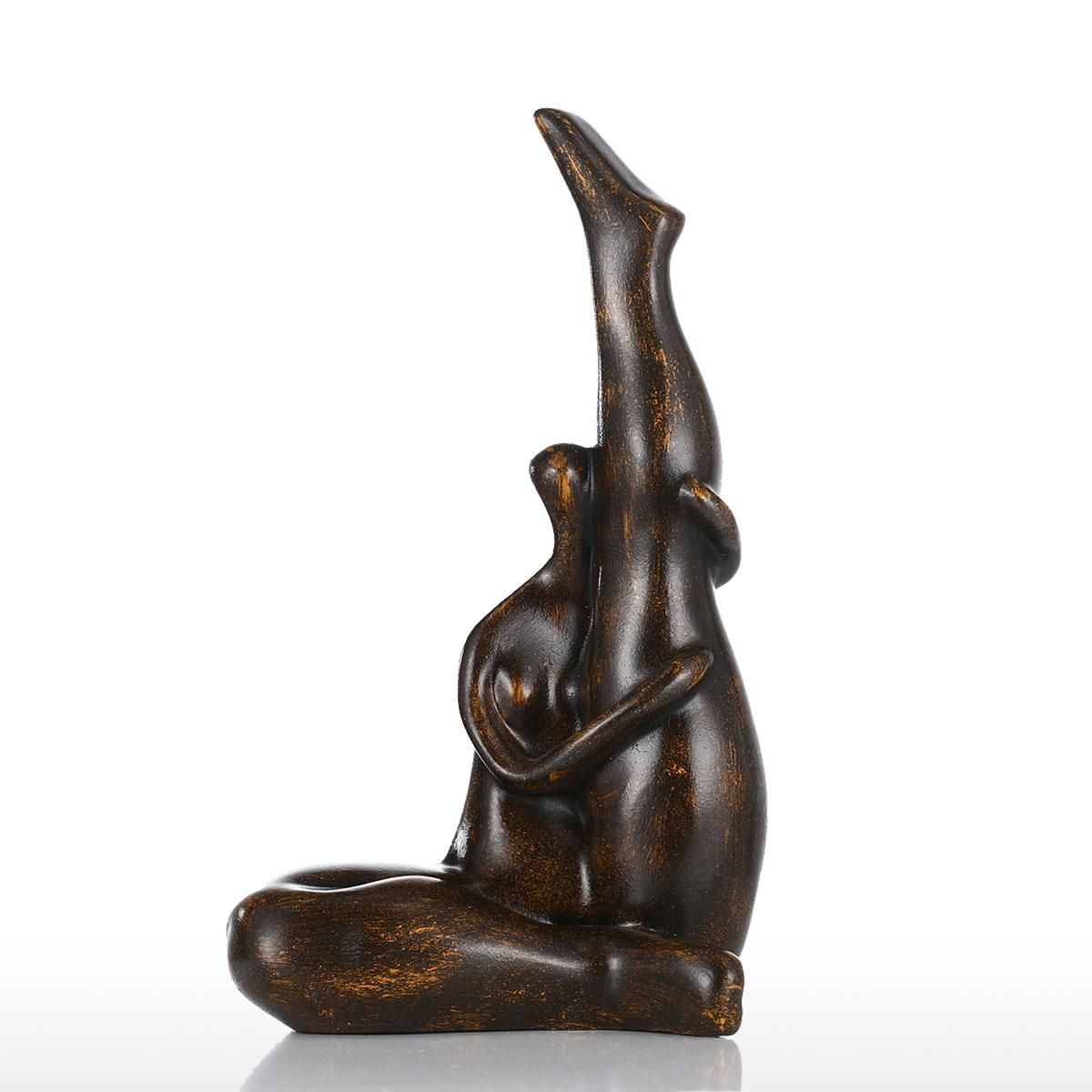 Lift Leg Tomfeel Resin Sculpture Home Decoration  Design Elegant Woman