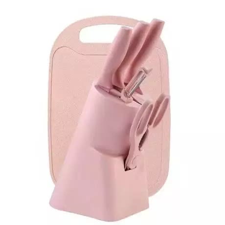 Kitchen Knives Set With Chopping Board And Knife Holder