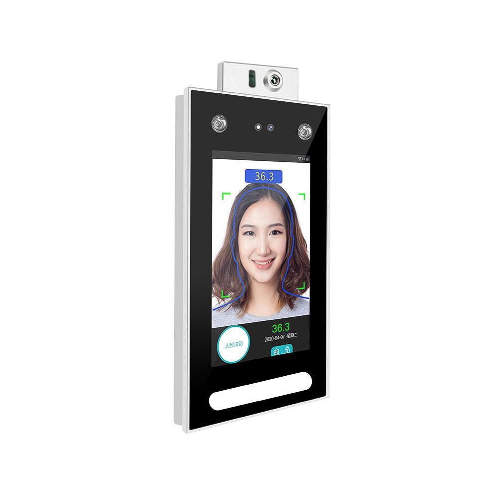 DT-10W 7inch PalmPrint Face Dynamic Recognition Terminal Device Access Control System Face Password Attendance Machine Touch Screen EU Plug
