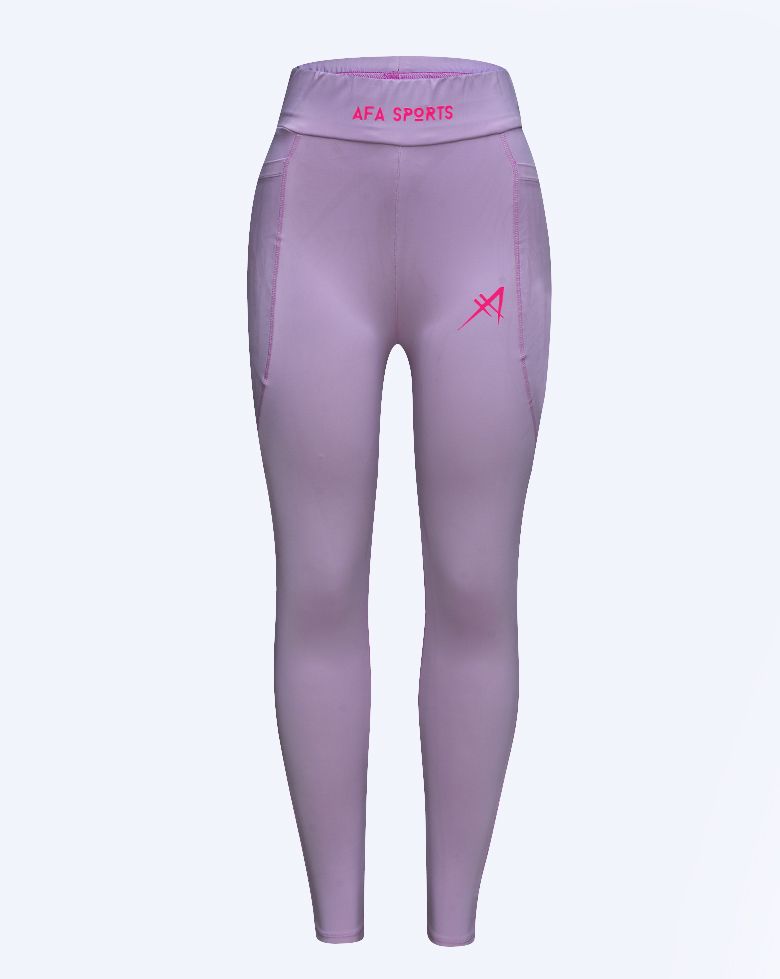 Full-Length Women's Training Leggings - Pink