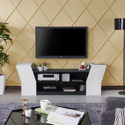 Sadia Besant - Tv Stand For Tvs Up To 78 Inches/brown And White