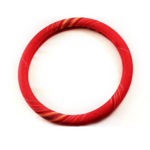 Steering Wheel Cover - Fibre - Red