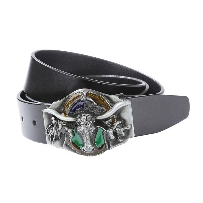 Indian Style  Casual Jean Cowboy Western Hip Hop Black