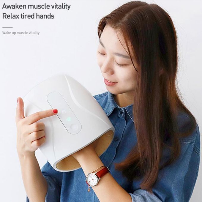 Electric Hand Finger Massager Physiotherapy Palm Massage