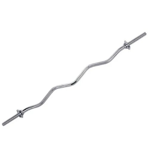 Zig Zag Curve Barbell For Weight Plate