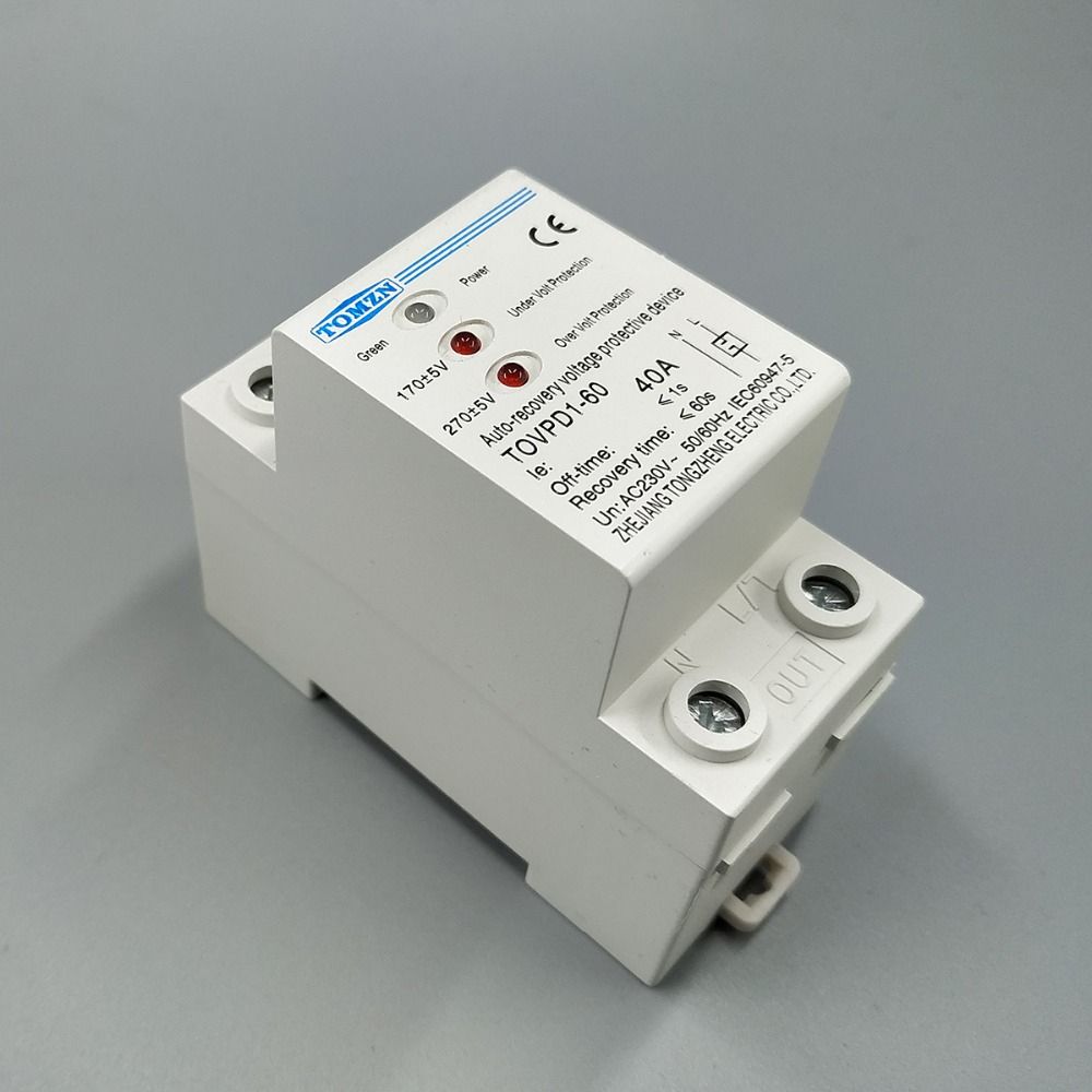 Over 40A 3 Voltage LED Din Reconnect 230V Automatic Rail