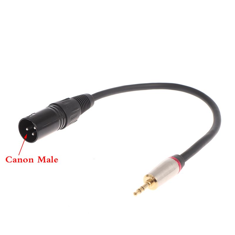 Audio Cable Canon XLR Female/Male To 3.5 Jack Male Aux