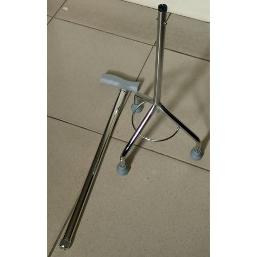 Adjustable And Removable Tripod Walking Stick