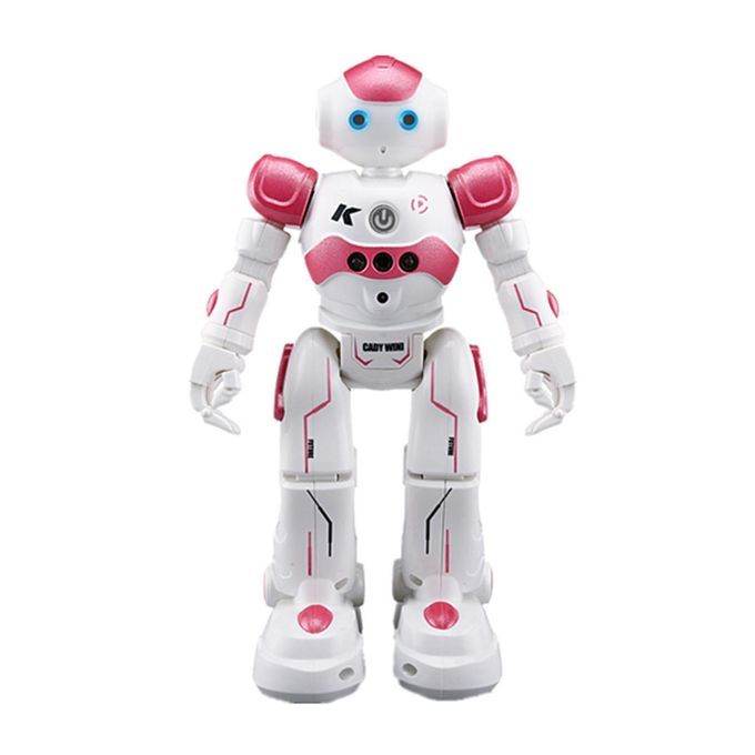 RC Robot Intellectual Programming Auto Display ABS-Pink