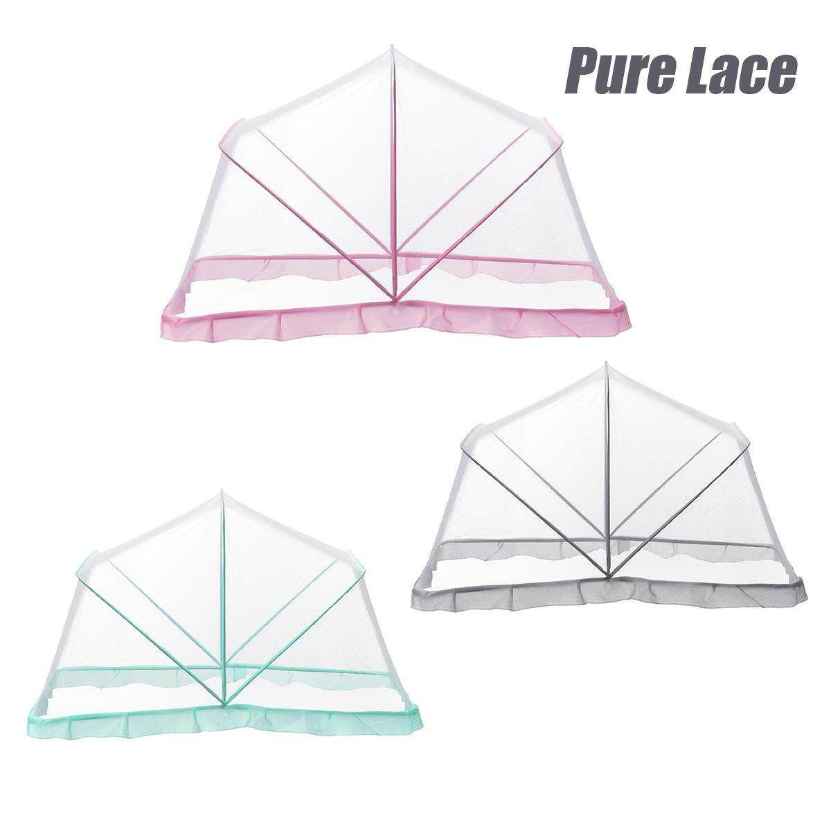 Folding 0-3 Years Baby Bed Tent Crib Mattress Portable Foldable Mosquito Insect Net Newborn Bedroom Travel Bed Baby Bed Pink