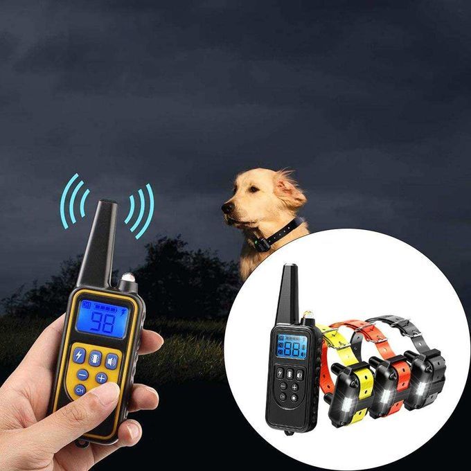 Stop  Dog Pet Shock Training Collar Remote Control Black Remote