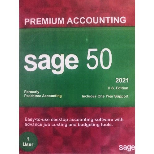 50 Premium 2021 1user Accounting Software Perpetual License Dvd