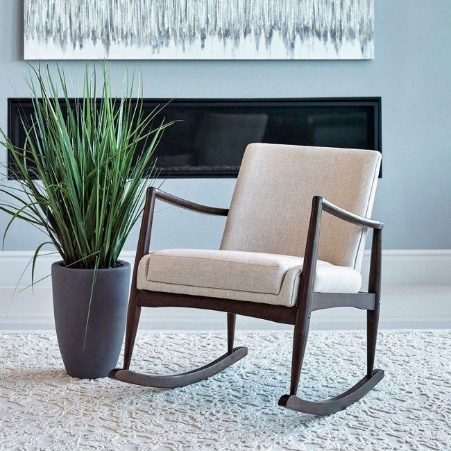 Row Upholstered Rocking Chair (Lagos Delivery Only)