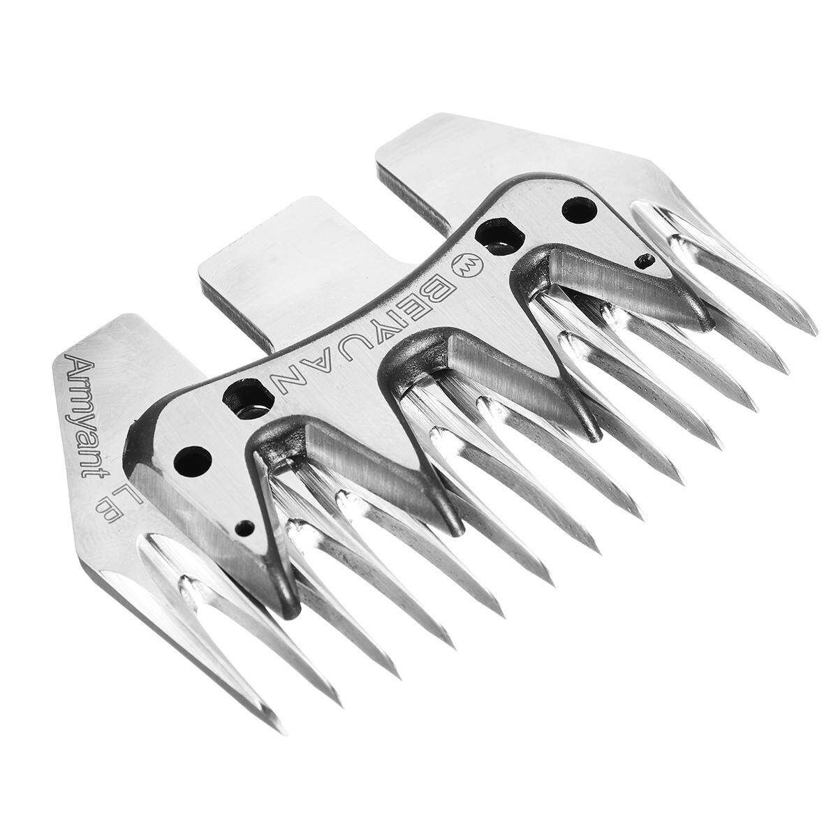 Replacement 13 Teeth+4 Teeth Straight Stainless Steel Strength For Sheep/Goat Shearing