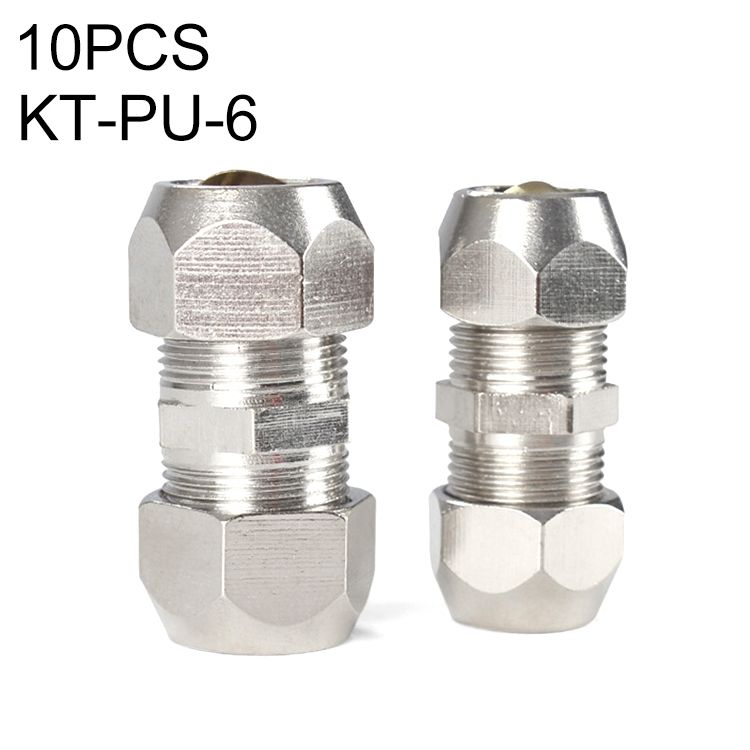 KT-PU-6 Straight Pneumatic Copper Pipe Connector