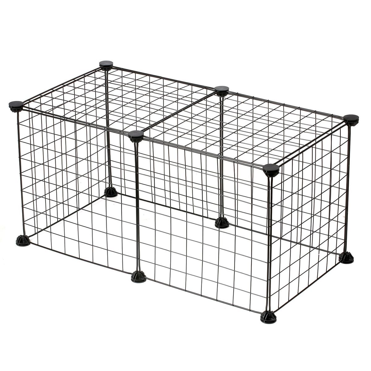 8-Panel Pet Playpen Pet Pen Without Door for Small Animals Puppy Kitten Guinea Pigs Rabbit Bunny Rat (35&times;35cm Each Panel)