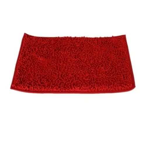 Bathroom/living Room Non-slip Thick Absorbent Doormat - Large Size -Red