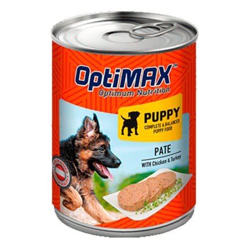 Optimax Puppy Pate (complete & Balanced Puppy Food) - 12 Pieces - 415g