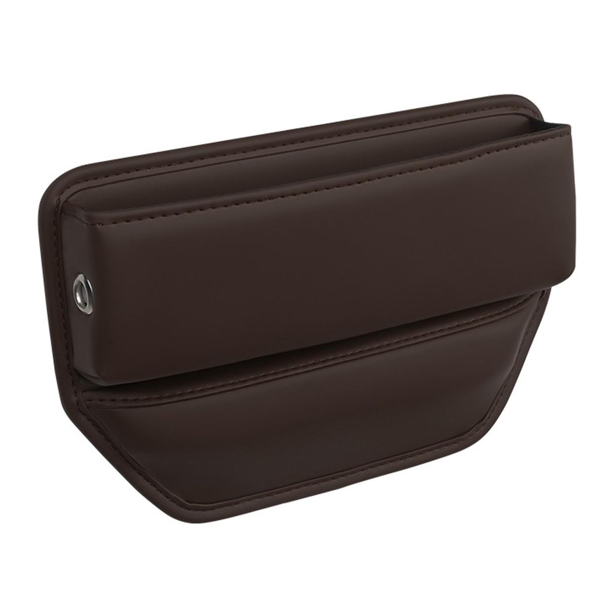Wear-resistant Car Seat Organizer Auto Gap Buddy Premium for Console Brown