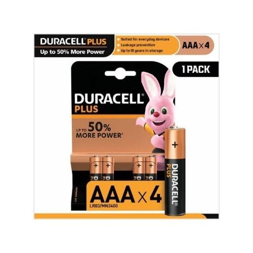 Plus Aaa Alkaline Batteries 4s
