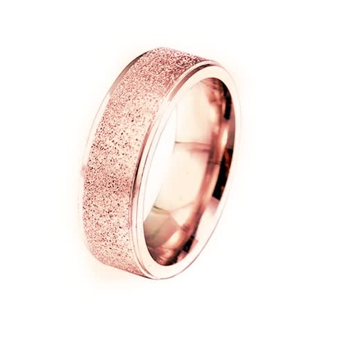 Regal Rose Gold Male Wedding Ring Band