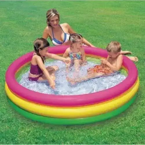 Intex Inflatable Swimming Pool For Kids With Pump