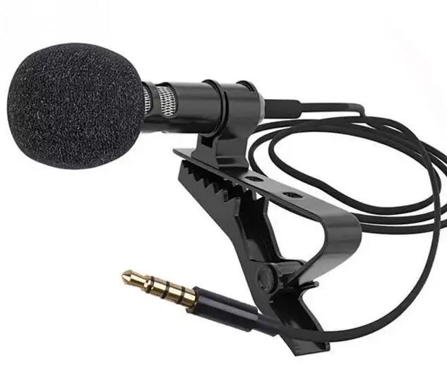 Small Cheap Trendy  Recording Microphone - Black