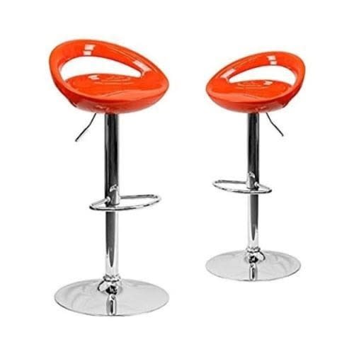 Mordern Design Round Swivel Barstool - 2 Sets