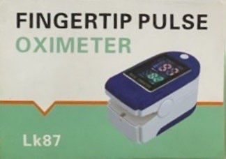 Finger Pluse Oximeter Blood Oxygen Monitor- Blue