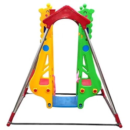 Double Giraffe Swing Set