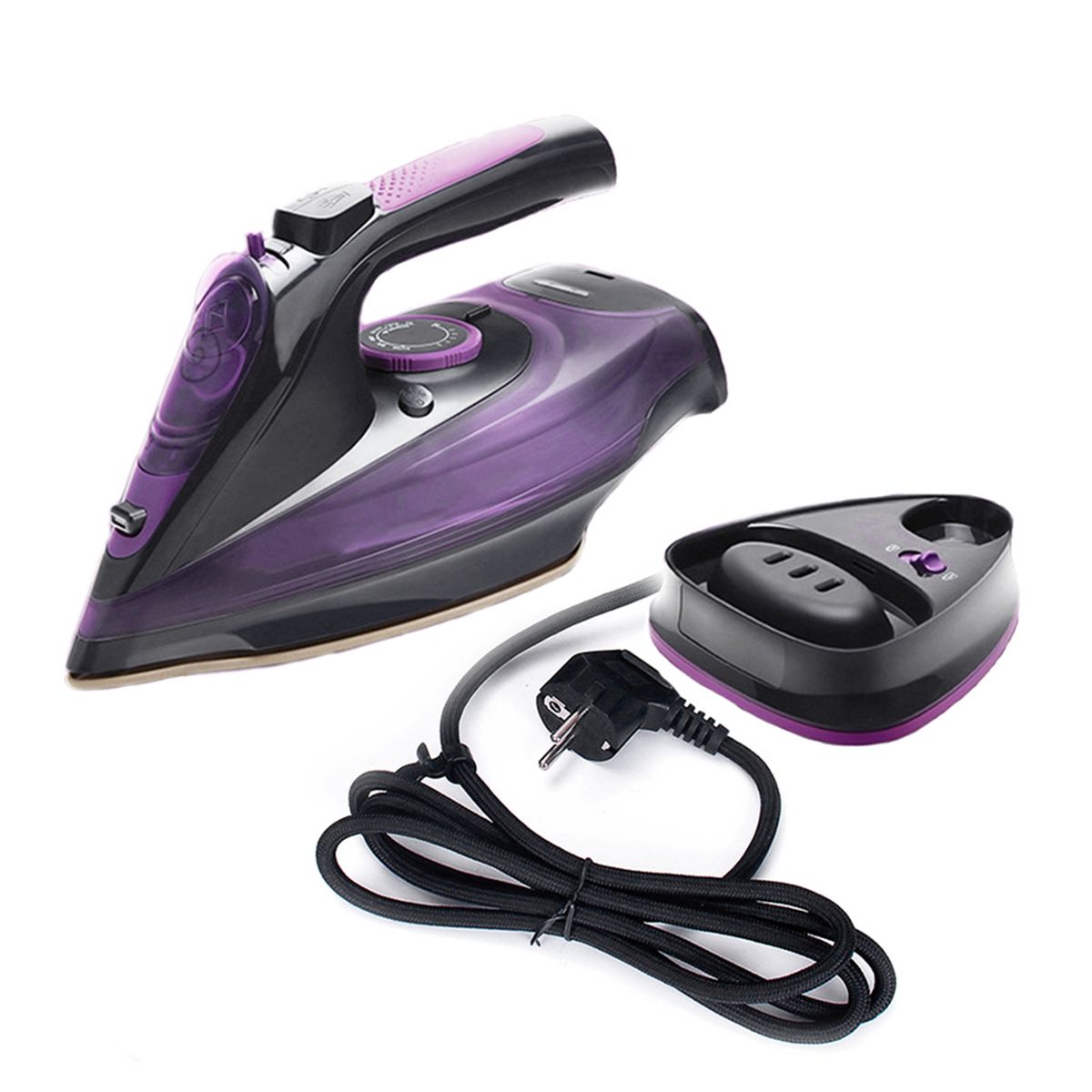 Cordless Iron,Steam Iron 2400W,Lightweight Portable