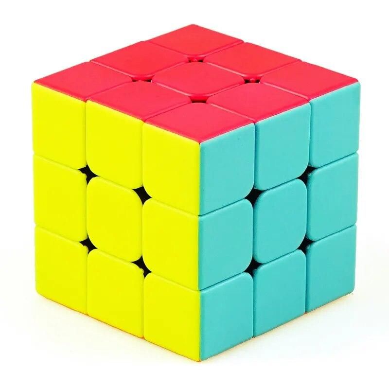 Zcube Colorful 3x3x3 Three Layers Magic Cube Profissional Competition Speed Cubo Stickerless Puzzle Magic Cube Cool Toy Boy