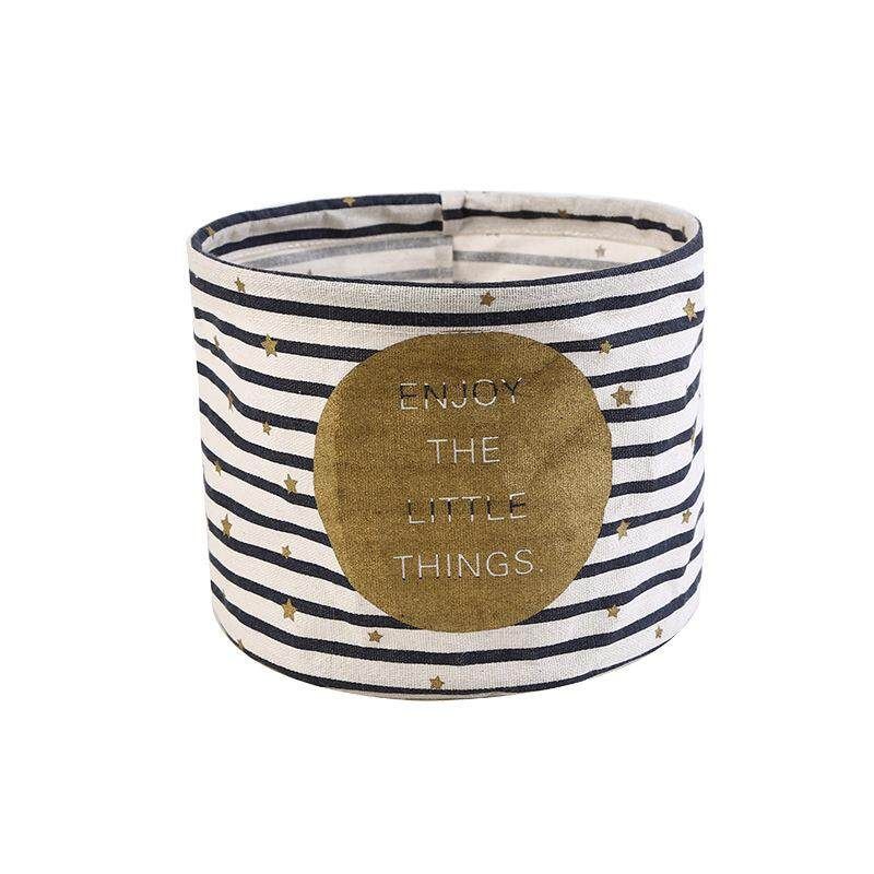 Waterproof Underwear Folding Bin Blue Stripe