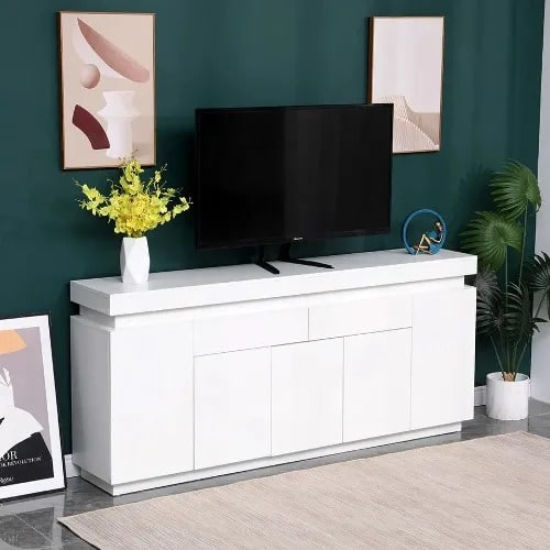 Modern Design Tv Stand Cabinet - White