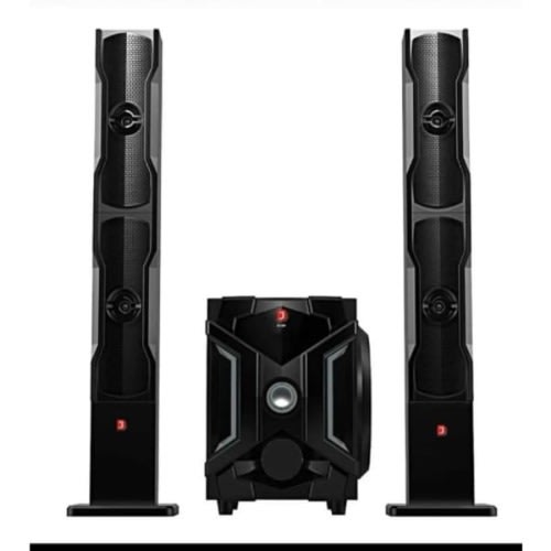Djack 10" Long 2.1ch Powerful Bass Sound Speakers Dj-669