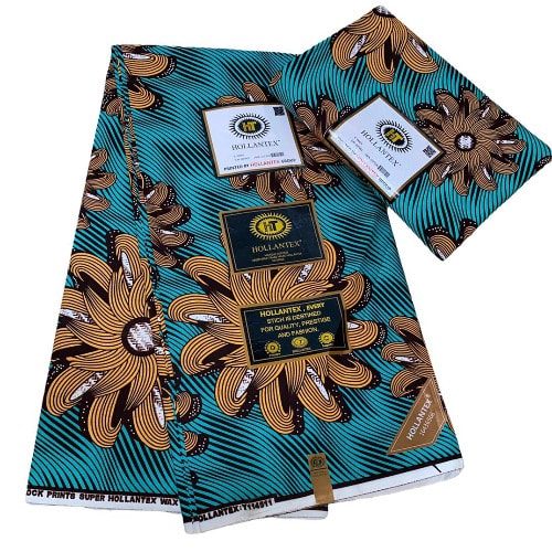 Large Petals - Hollantex Ankara - 6 Yards