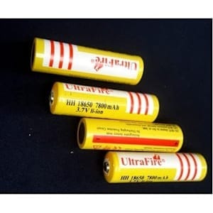 Ultrafire Rechargeable Li-ion Battery -4pcs