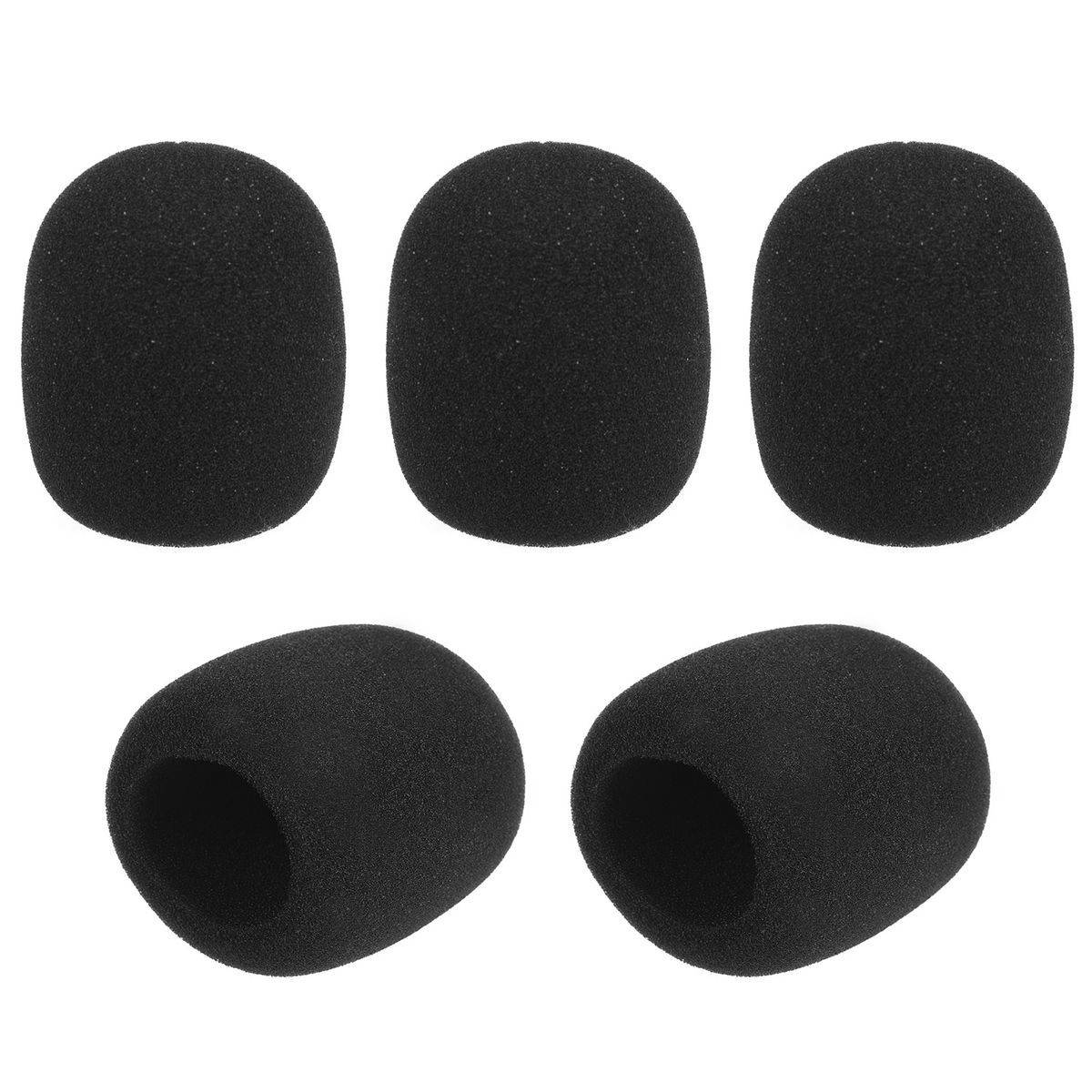 5pcs Handheld Microphone Windscreens Mic Foam Covers
