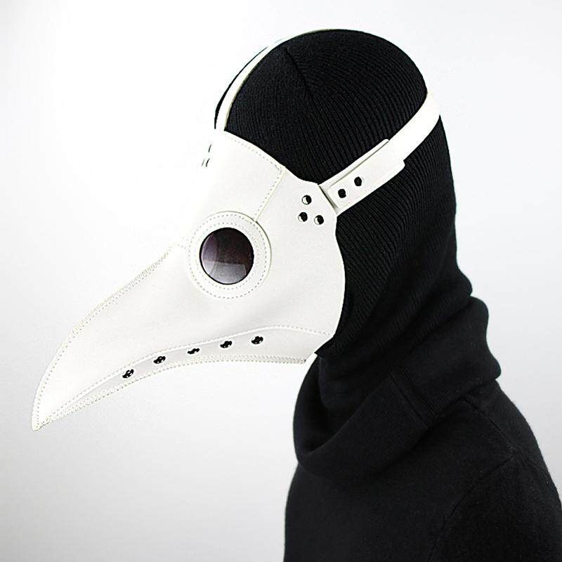 Newest PU Leather Steampunk Gothic Bird Beak Plague Doctor Cosplay Halloween Decor