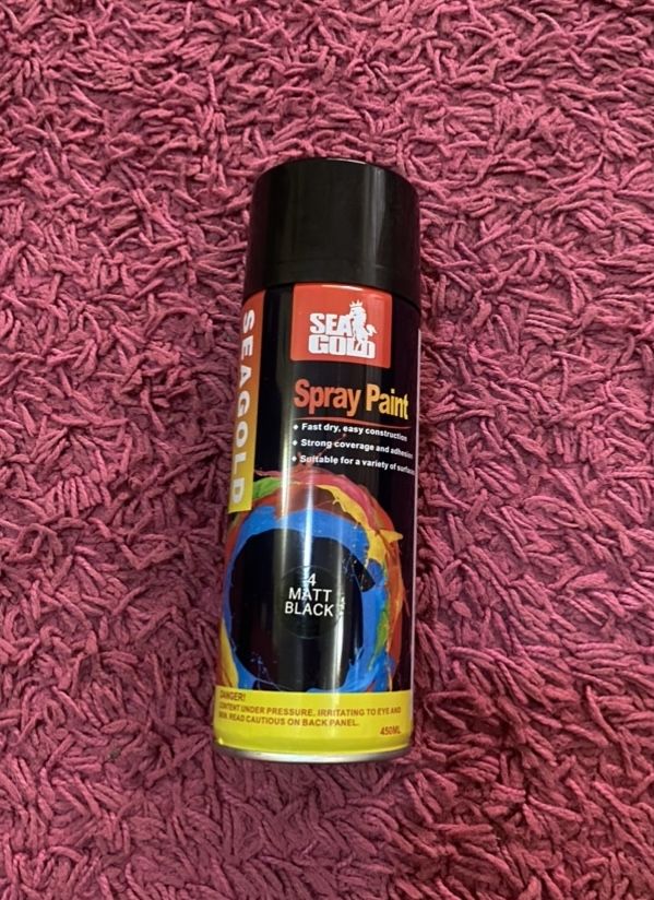 Car Scratch Spray Paint-black