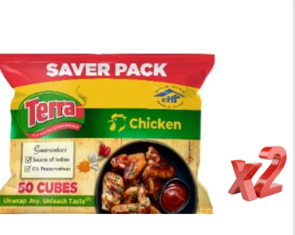 Terra Chicken Saver Pack - 50 Seasoning Cubes - Twin Pack