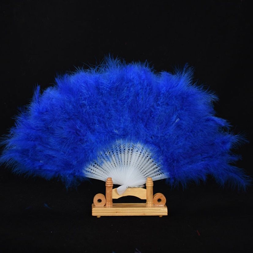 Hand Fans Folded Feather Fan Handmade Fans Dance Bride