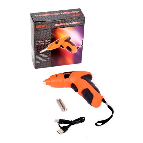 Tuoye Rechargeable Cordless Screwdriver Set With 2 Tips