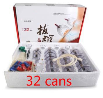 Massage Cans Pumps Massagers Chinese Pieces Out 32 Pull Cupping Curve Kit Vacuum Vacuum Relax A Suction Cups Therapy Apparatus