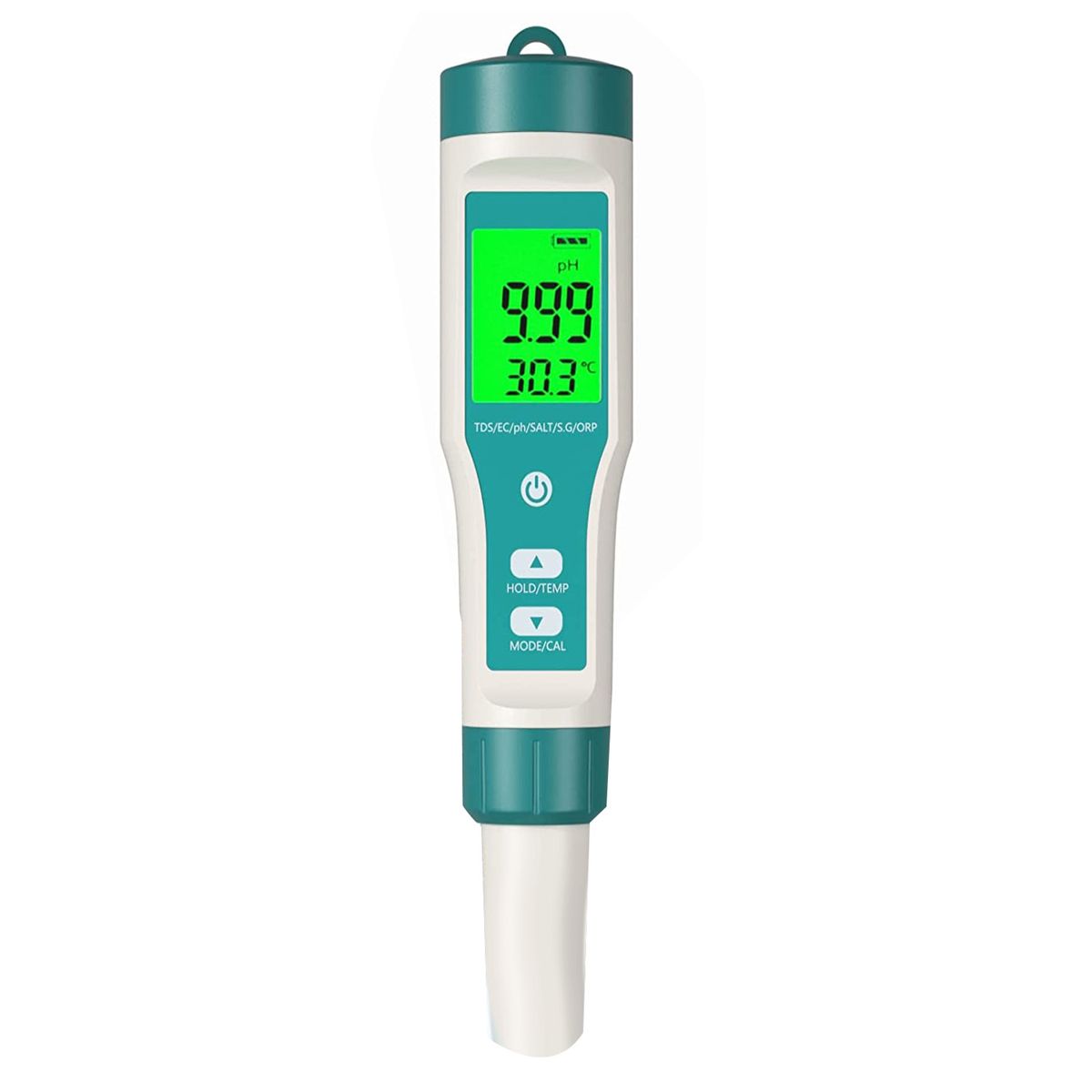 PH Meter TDS Meter 8-In-1 PH Tester Meter EC Meter Salt Tester High Accuracy Perfect Pool8-In-1 PH Meter