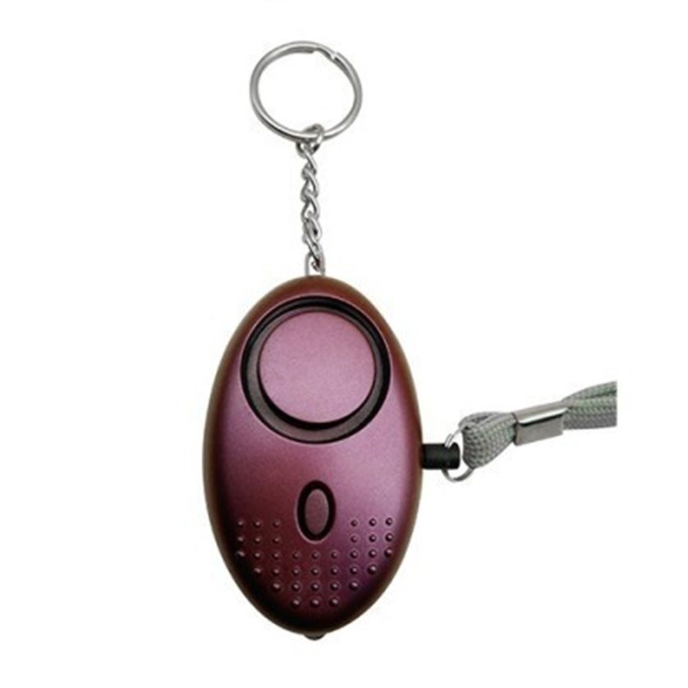 Portable Safety Alarm Loud Sound 130dB LED Light-Purple